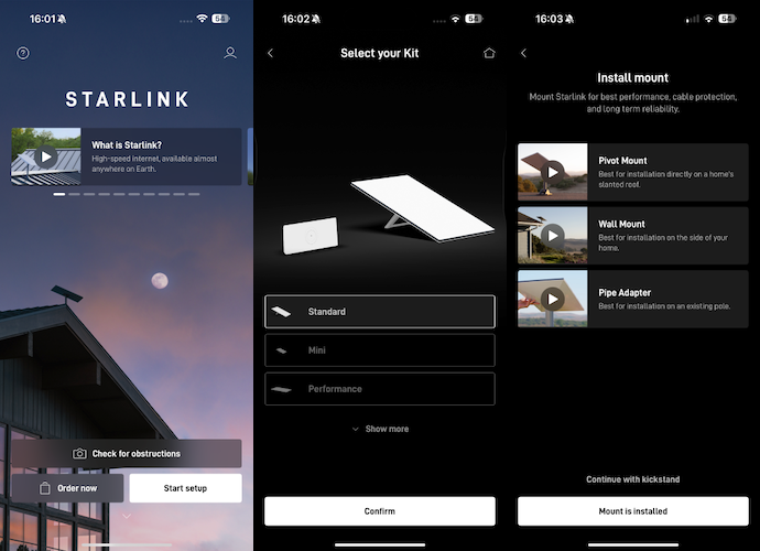 instalación Starlink